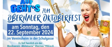 Event-Image for '46.  Oktoberfest des Musikverein Melomania Obernau'