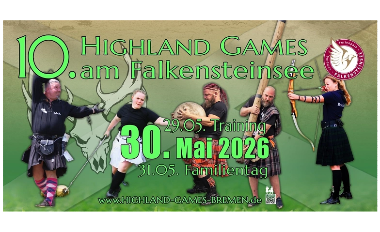 10. Highland Games am Falkensteinsee - powered by Haferkamp Tickets