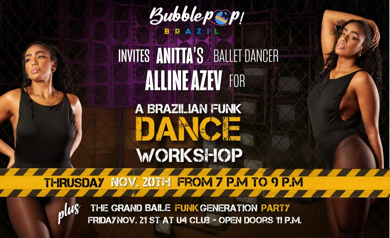 BR FUNK DANCE WORKSHOP with ALLINE AZEV + PARTY U4 CLUB, Schönbrunner Strasse 222, 1120 Wien, Liesing Tickets