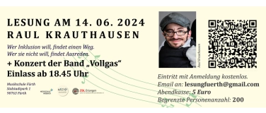 Event-Image for 'Lesung mit Raul Krauthausen'