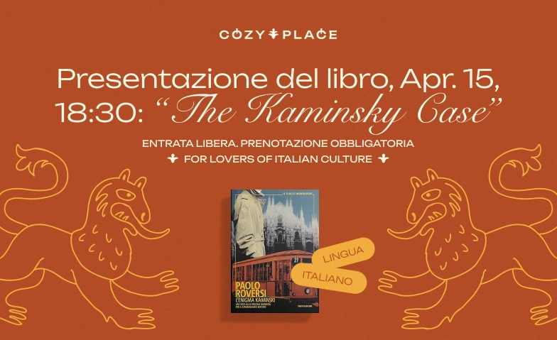 Presentazione del libro "The Kaminsky Case" Cozy Place, Leonhardsgraben 52, 4051 Basel Tickets
