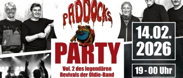Event-Image for 'PADDOCKS Party Vol. 2 - Eilguthalle Lindau - Sa.14.02.26'
