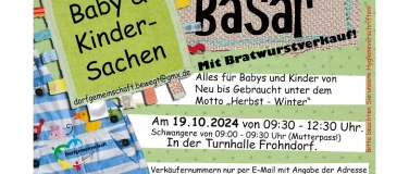 Event-Image for 'Baby- und Kindersachenbasar Herbst/Winter 2024 in Frohndorf'