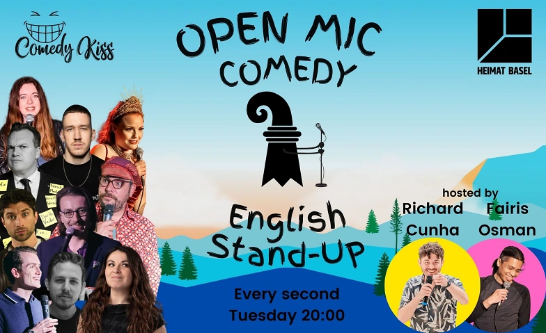 Tuesdays Comedy Kiss Open Mic, Basel Billets