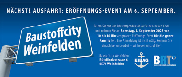 Event-Image for 'Eröffnungsevent Baustoffcity am 6. September 2025'