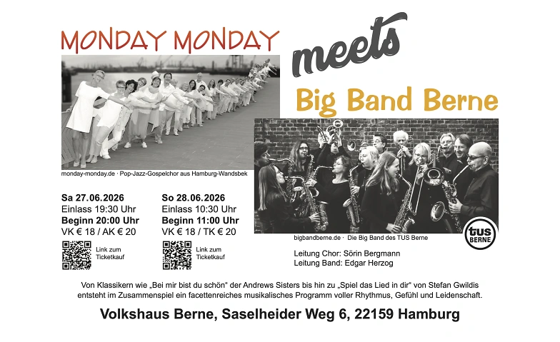 Event-Image for 'Monday Monday meets Big Band Berne'