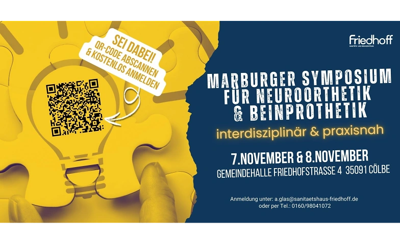 Event-Image for 'Marburger Symposium für Neuroorthetik und Beinprothetik'