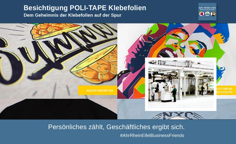 Besichtigung POLI-TAPE Klebefolien in Remagen POLI-TAPE Klebefolien GmbH, Zeppelinstraße 17, 53424 Remagen Tickets