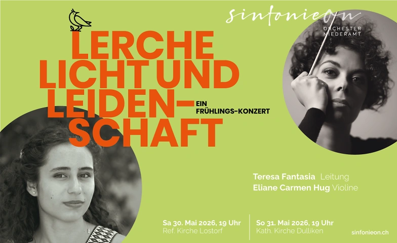 SinfonieON, "Lerche, Licht und Leidenschaft" Tickets