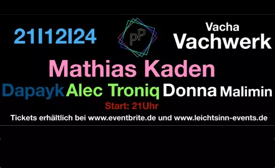 Logo de sponsoring de l'événement Pitch Please /Mathias Kaden/Dapayk/Alec Troniq uvm..