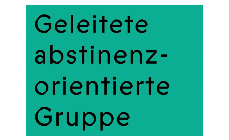 Geleitete abstinenzorientierte Gruppe Tickets