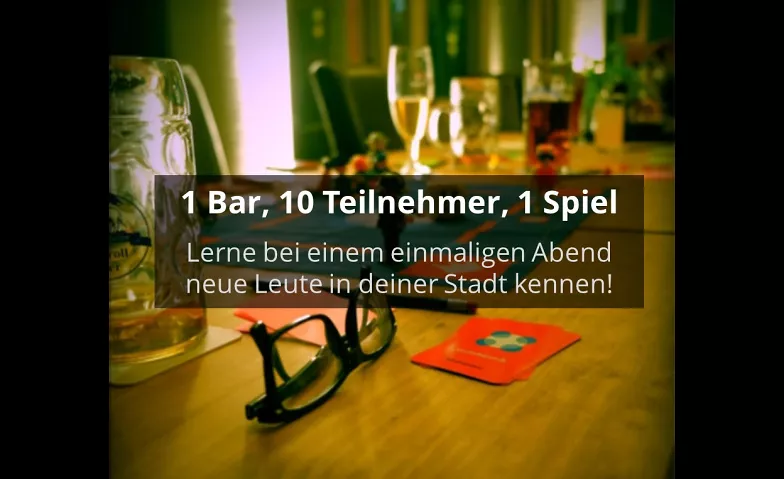 1 Bar, 10 Teilnehmer, 1 Spiel - Socialmatch (30-45 Jahre) Cafe Uhrlaub, Lange Reihe 63, 20099 Hamburg Billets