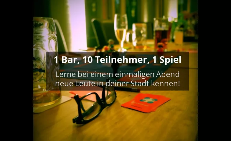 1 Bar, 10 Teilnehmer, 1 Spiel - Socialmatch (30-45 Jahre) Park Café,  Sophienstraße 7, 80333 München Billets