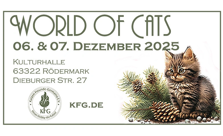 Event-Image for 'WORLD OF CATS - DIE Weihnachtsausstellung'