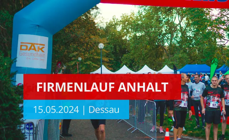 Firmenlauf Anhalt 2024 Stadtpark Dessau, Friedrichstraße 16, 06844 Dessau-Roßlau Tickets