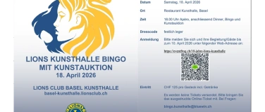 Event-Image for '10 Jahre Lions Club Basel Kunsthalle: Bingo und Kunstauktion'