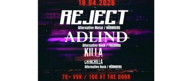 Event-Image for 'ADLIND - ReJEct - Killa Chinchilla'