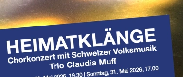 Event-Image for 'Heimatkl&auml;nge: Chorkonzert mit Trio Claudia Muff'