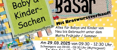 Event-Image for 'Baby- und Kindersachenbasar Frühjahr/Sommer  in Frohndorf'