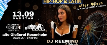 Event-Image for 'HIP-HOP & LATIN - after Wiesn, in der alten Giesserei'