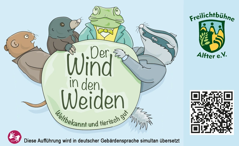 Der Wind in den Weiden - weltbekannt &amp; tierisch gut Billets