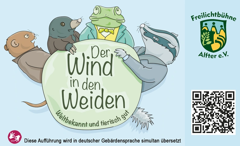 Der Wind in den Weiden - weltbekannt &amp; tierisch gut Billets