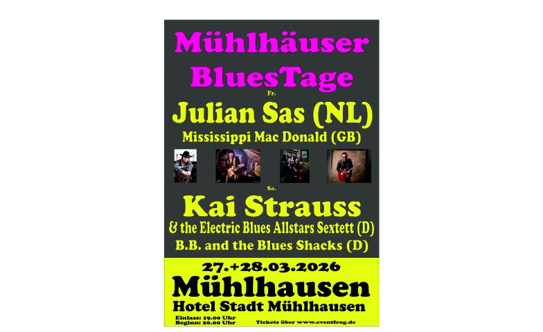 Event-Image for 'Mühlhäuser Bluestage'