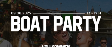 Event-Image for 'VOLLKOMMEN Boat Party 09.08.2025'