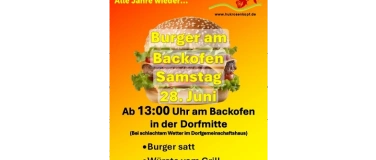 Event-Image for 'Burger essen am Backofen in 66894 Rosenkopf'