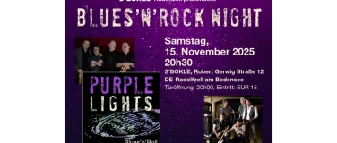 Event-Image for 'Blues’n’Rock Night: Purple Lights & Midnight Screamers'