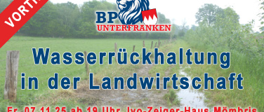 Event-Image for 'Vortrag "Wasserrückhaltung in der Landwirtschaft"'