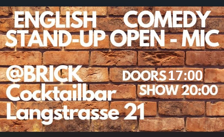 Front Row Comedy: Wednesday at Brick Cocktailbar Billets