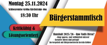 Event-Image for 'Bürgerstammtisch mit Bürgermeisterin Kerstin Köhler'