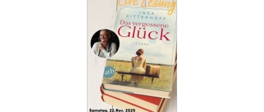 Event-Image for 'Live Lesung mit Insa Ritterhoff I Das vergessene Glück'
