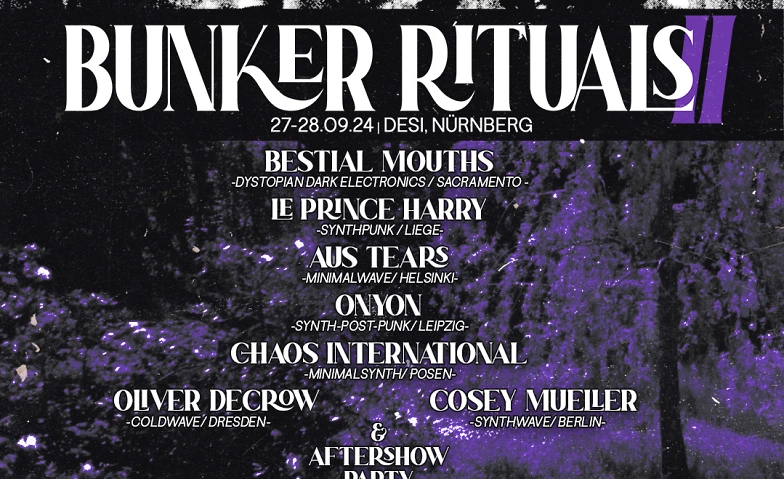 Bunker Rituals Festival 2 ${singleEventLocation} Tickets