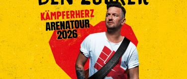 Event-Image for 'BEN ZUCKER &ndash; K&auml;mpferherz &ndash; Arenatour 2026  M&uuml;nchen'