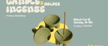Event-Image for 'Make Your Candle & Incense Holder -  Pottery Workshop'
