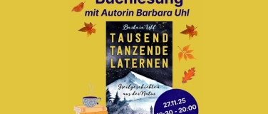 Event-Image for 'Online-Lesung mit Barbara Uhl - „Tausend tanzende Laternen“'