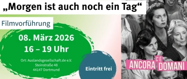 Event-Image for 'C&rsquo;&egrave; ancora domani &ndash; Filmvorf&uuml;hrung in italienischer Sprache'