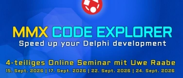 Event-Image for 'MMX Code Explorer f&uuml;r Delphi - Seminarreihe im September'