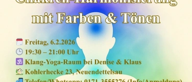 Event-Image for 'Chakren-Harmonisierung mit Farben & T&ouml;nen'