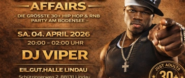 Event-Image for 'OLDSCHOOL AFFAIRS - &Uuml;30 HIpHop & RnB Party - EIL.GUT.HALLE'