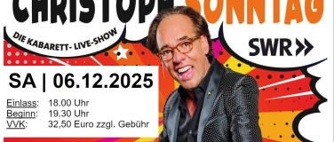 Event-Image for 'Christoph Sonntag "Ein Tritt frei!" - schwäbisches Kabarett'