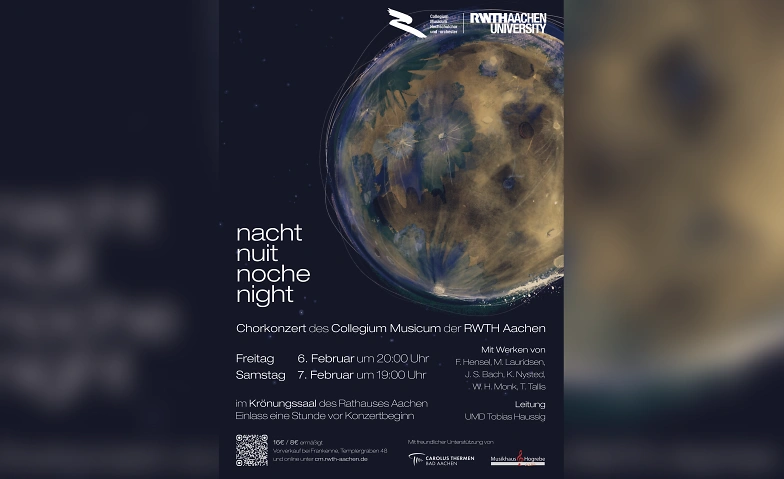 Chorkonzert des Collegium Musicum der RWTH Aachen Billets