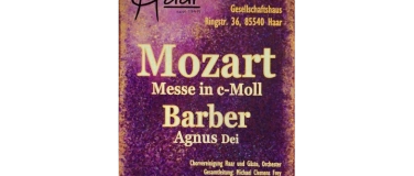 Event-Image for 'Chorvereinigung Haar singt Mozart und Barber am Palmsonntag'
