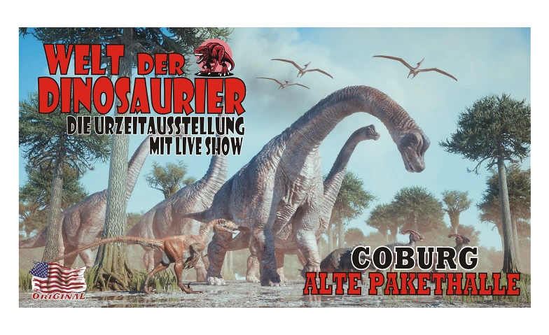 Event-Image for 'Welt der Dinosaurier - Coburg Alte Pakethalle'