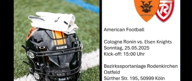 Event-Image for 'American Football: Cologne Ronin vs. Elsen Knights'
