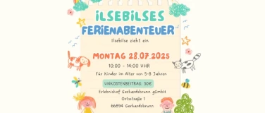 Event-Image for 'Ilsebilses Ferienabenteuer - Ilsebilse zieht ein'