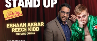 Event-Image for 'Comedy Kiss Double Header with Eshaan Akbar and Reece Kidd'