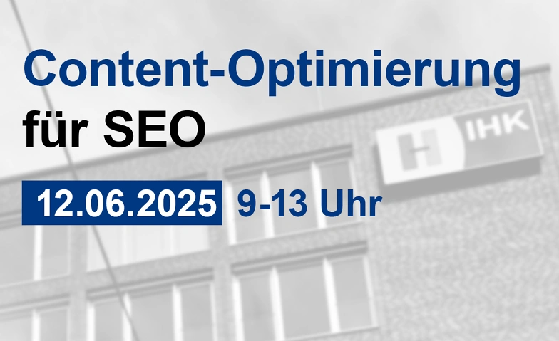 Event-Image for 'Content-Optimierung für SEO'
